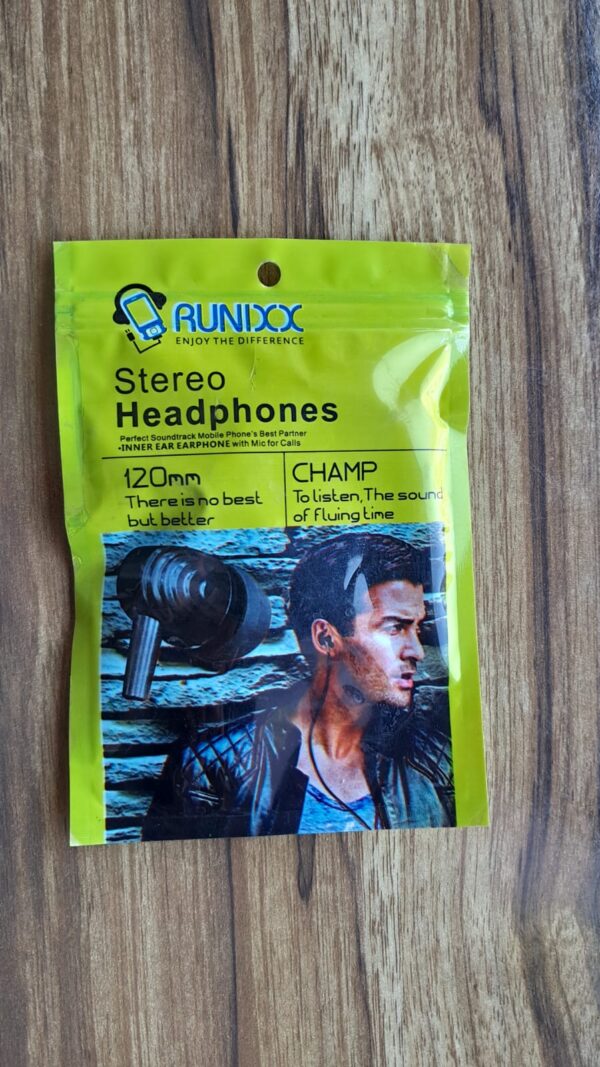 Stereo Headphone Runixx Pouch