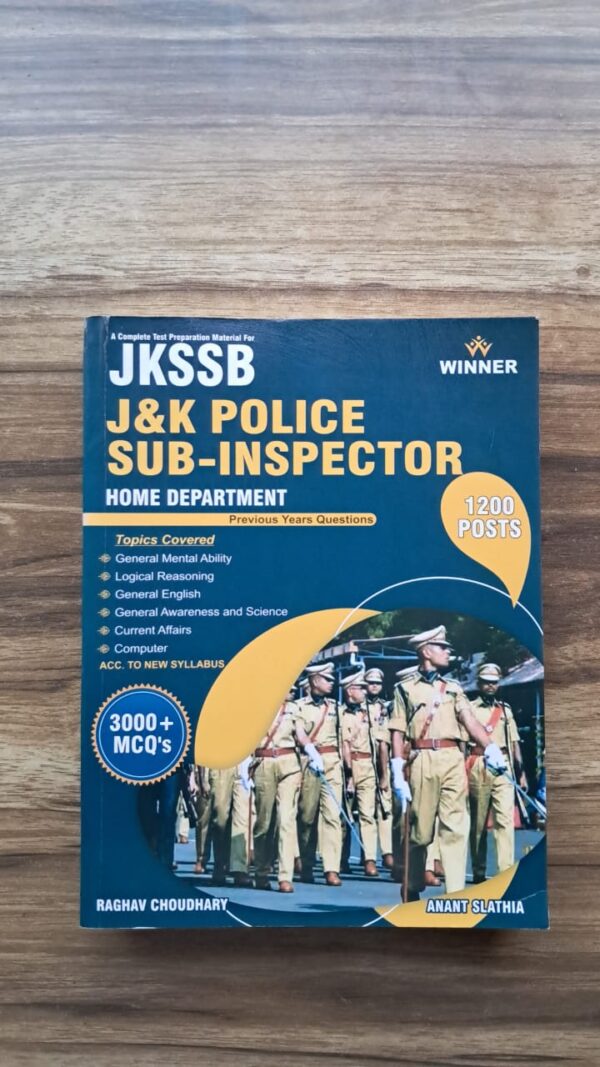 JK Police Sub Inspector (Winner)